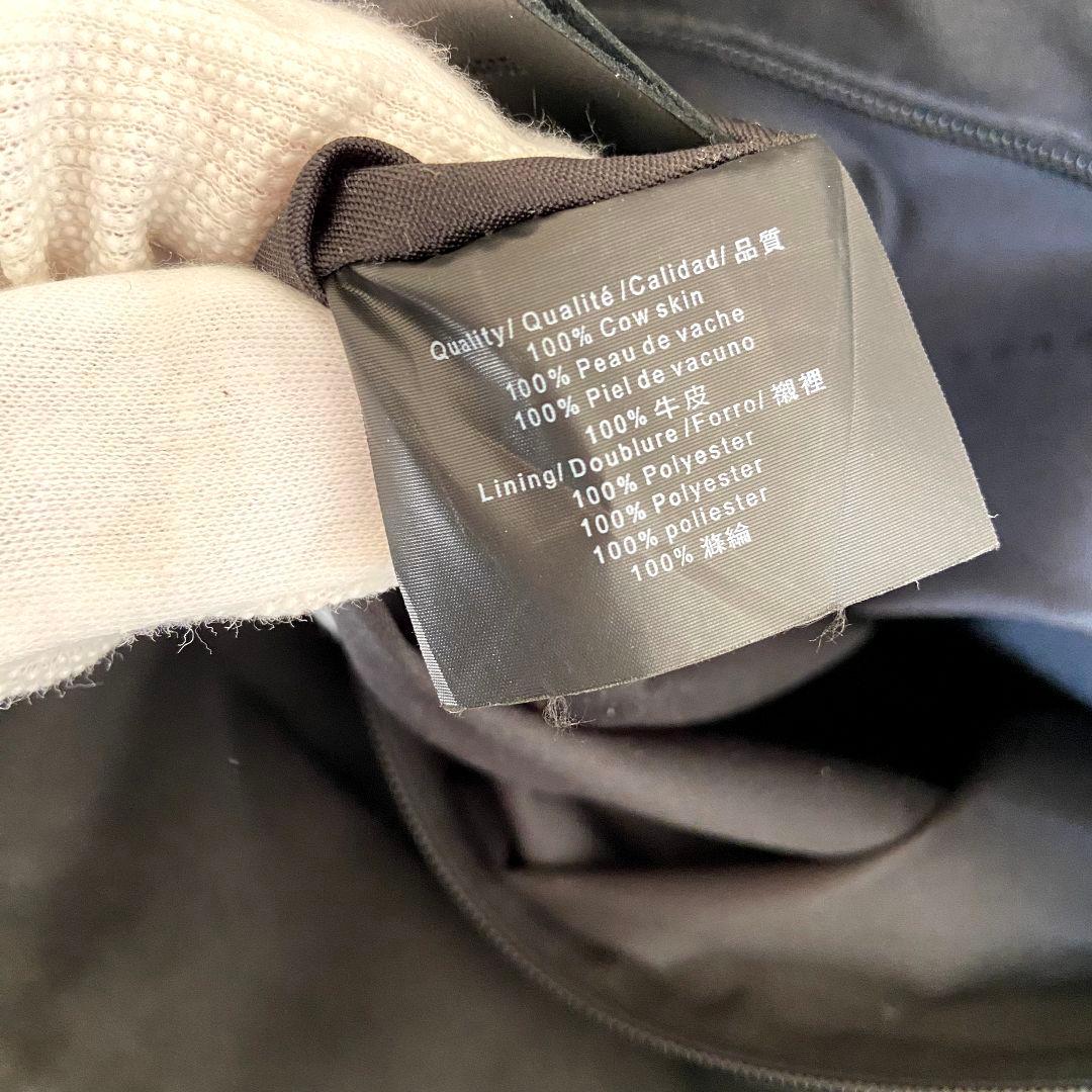 【美品】HUGO BOSS　ヒューゴボス　ビジネスバッグ　シボ皮　ブラック