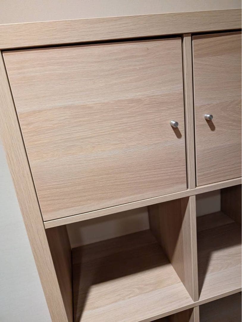 【購入前にコメント】IKEA イケア カラックス 扉 シェルフ 棚家具 ウッド
