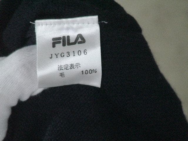 37511 フィラゴルフ　メンズ　セーター　紺色　サイズ48