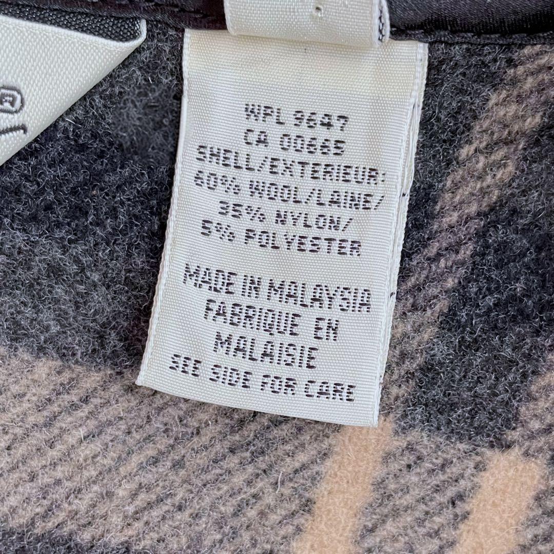 【美品】EddieBauerエディ-バウア- 90s フード付き ウール コート