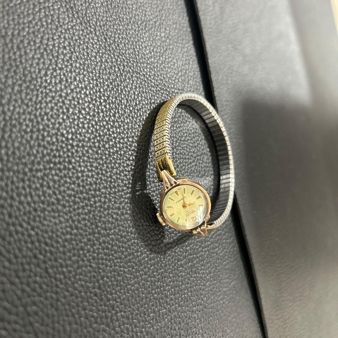 ＤＥＮ－ＲＯ ゴールド14Ｋ　金無垢　手巻き腕時計 アンティーク　ヴィンテージ