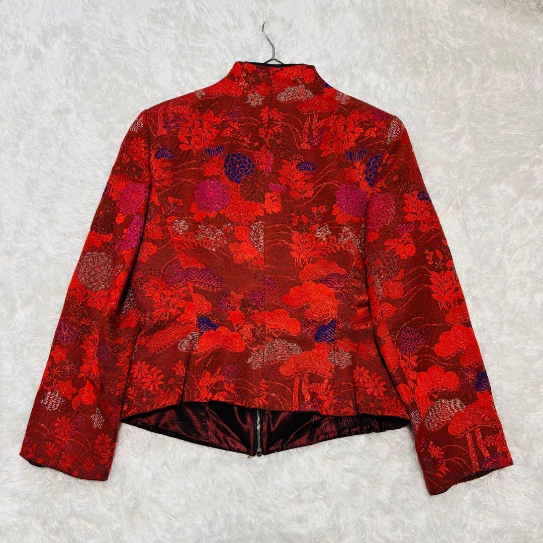 80s 希少 エルカ期 KENZO フラワー 花柄 総柄 ジップアップジャケット