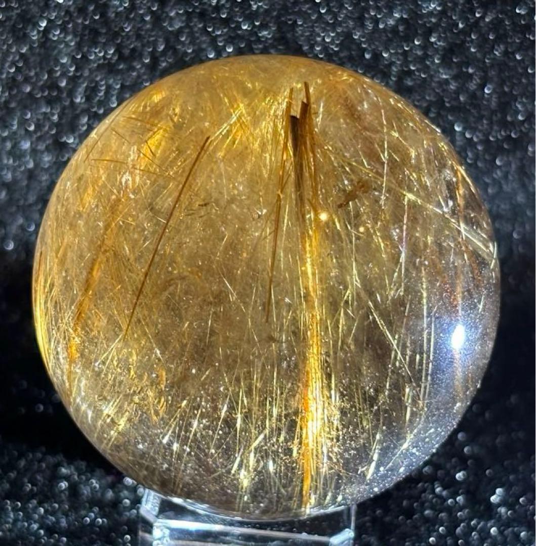 【魔除・金・仕・商繁】虹⭐️超特大！タイチンスモーキー！ゴールドルチル⭐️ R113