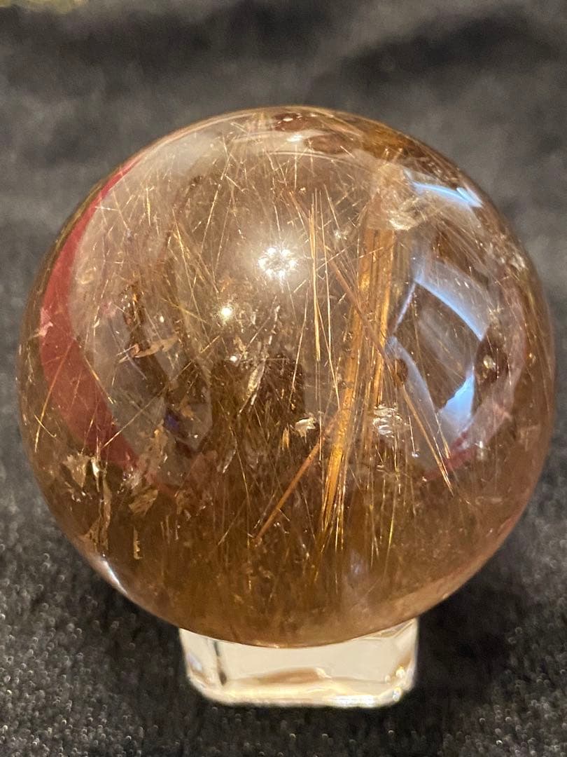 【魔除・金・仕・商繁】虹⭐️超特大！タイチンスモーキー！ゴールドルチル⭐️ R113