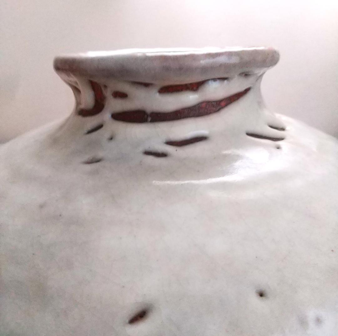 萩焼「壺」松風庵 哲心 ・・専用木箱あり・・