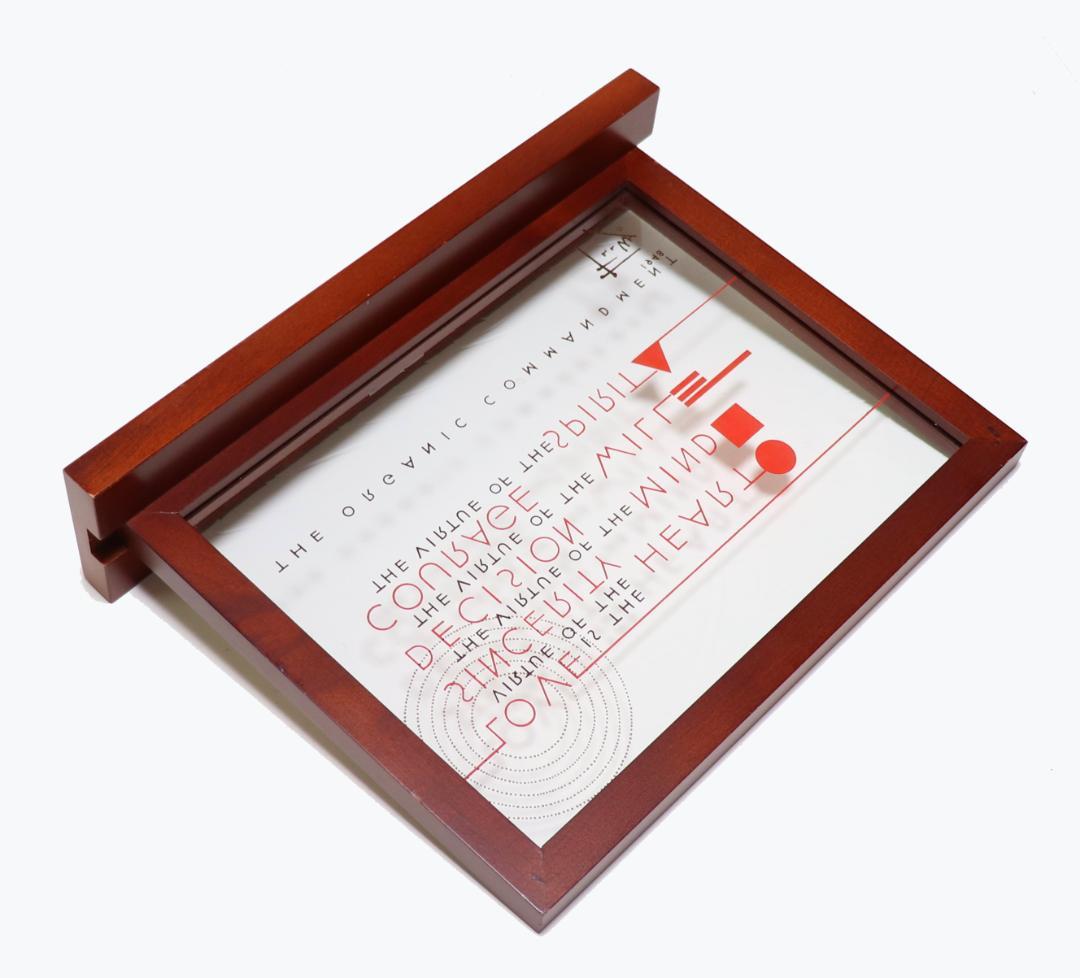 フランク・ロイド・ライトヴィンテージステンドグラス オーガニック・コマンドメント