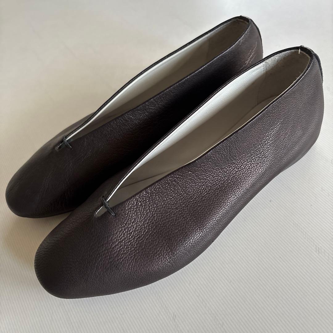 VIEILLE（ヴィエイユ）ゴートレザー　パンプス　黒　36 23cm