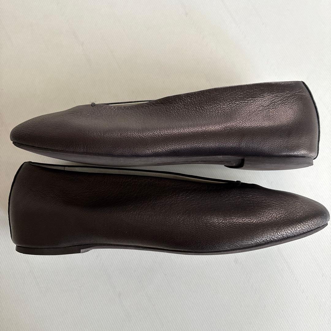 VIEILLE（ヴィエイユ）ゴートレザー　パンプス　黒　36 23cm