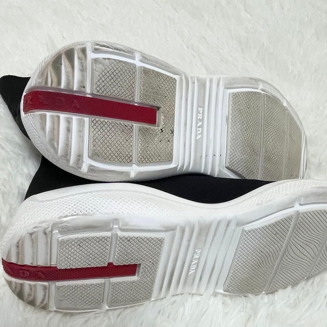 PRADA（プラダ）のハイソール ソックスブーツ 38
