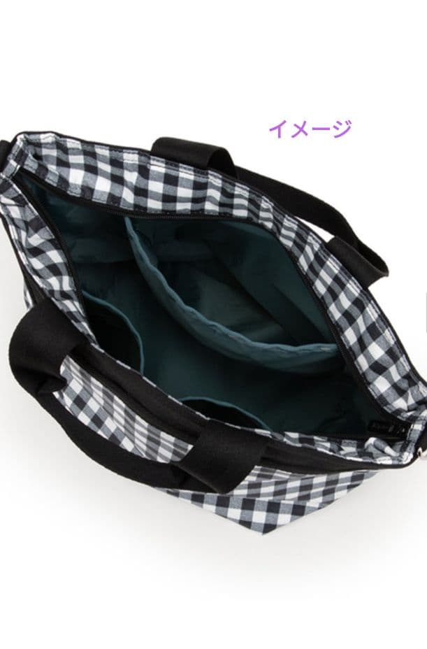 krrmrr　ギンガムチェック トートバッグ