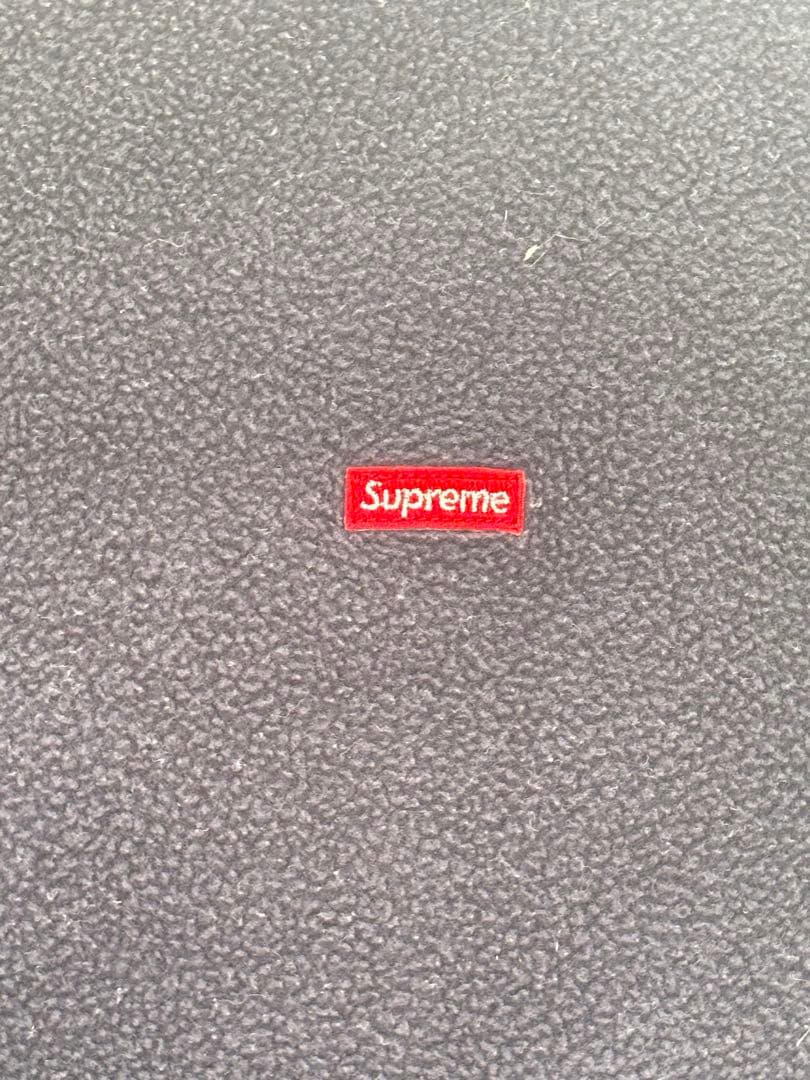 Supreme Polartec Small Box CrewneckネイビーM