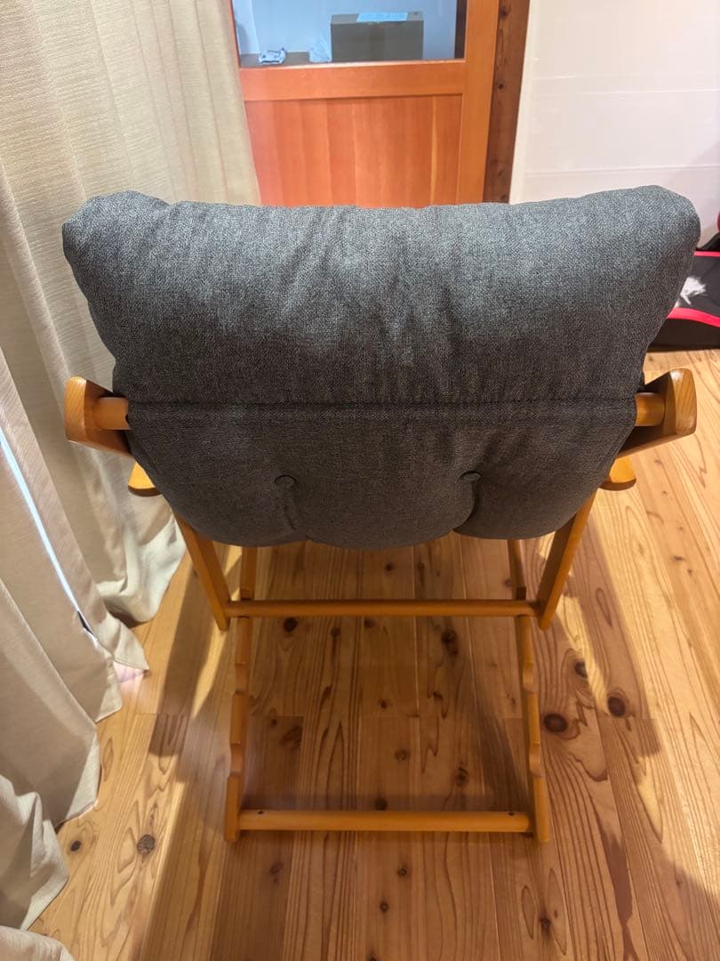 ニトリ パーソナルチェア アルシー-GY オットマン付き