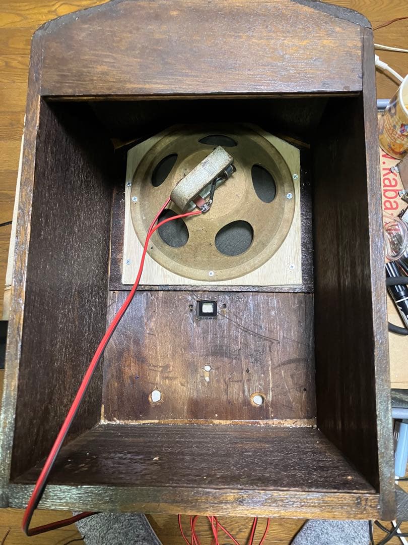 真空管ラジオ　完動品　外部入力端子付き