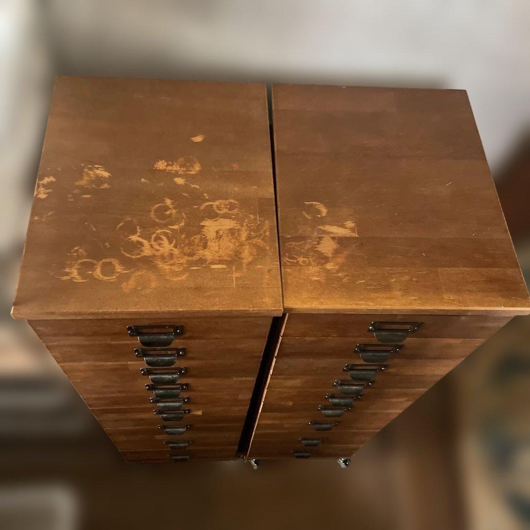 多段チェスト 9段 書類 引き出し 収納 天然木製 ウッド 収納棚 チェスト