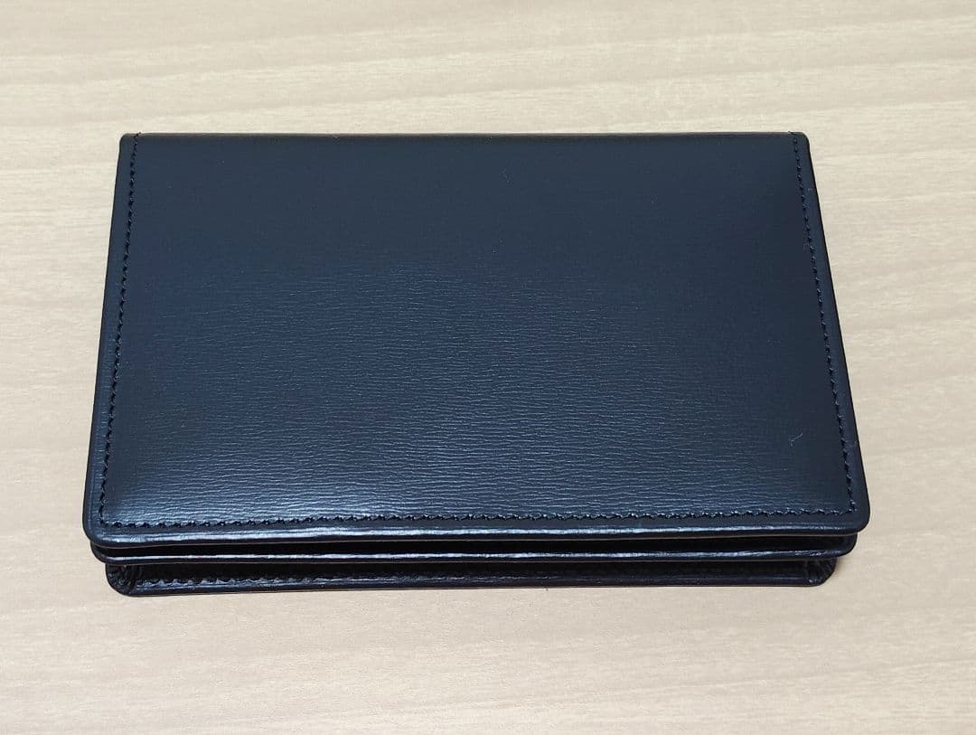 【新品未使用】CYPRIS 黒 レザー 名刺入れ(Box Calf)