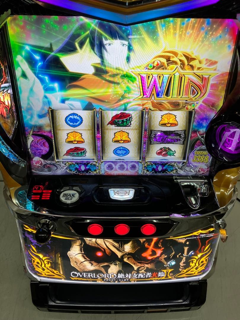 売約済み　送料込みパチスロ実機　Ｓ／ＯＶＥＲＬＯＲＤ絶対支配者光臨　不要機