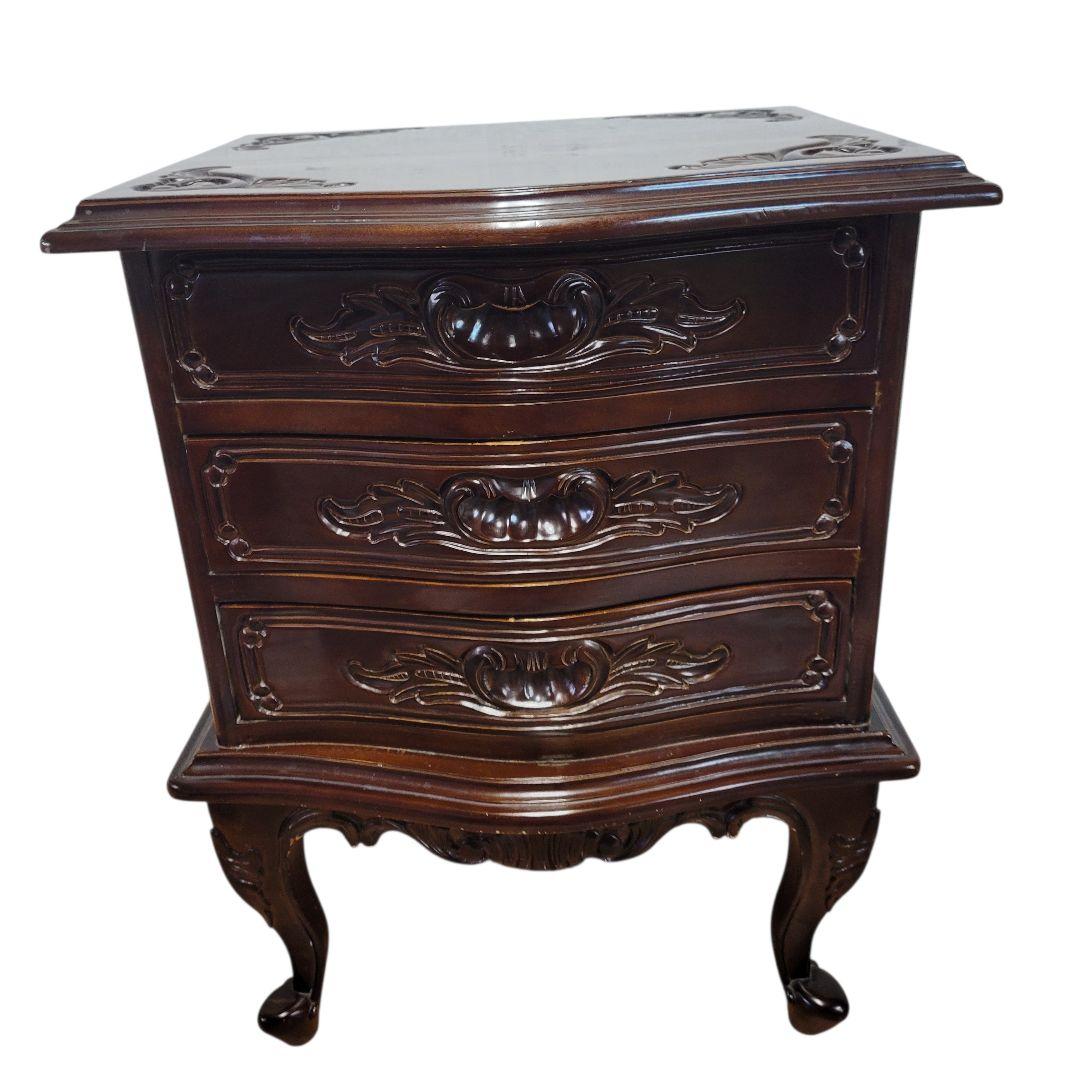 希少 アンティーク ロココ調 猫脚 姫系 チェスト レトロ 棚 エレガント