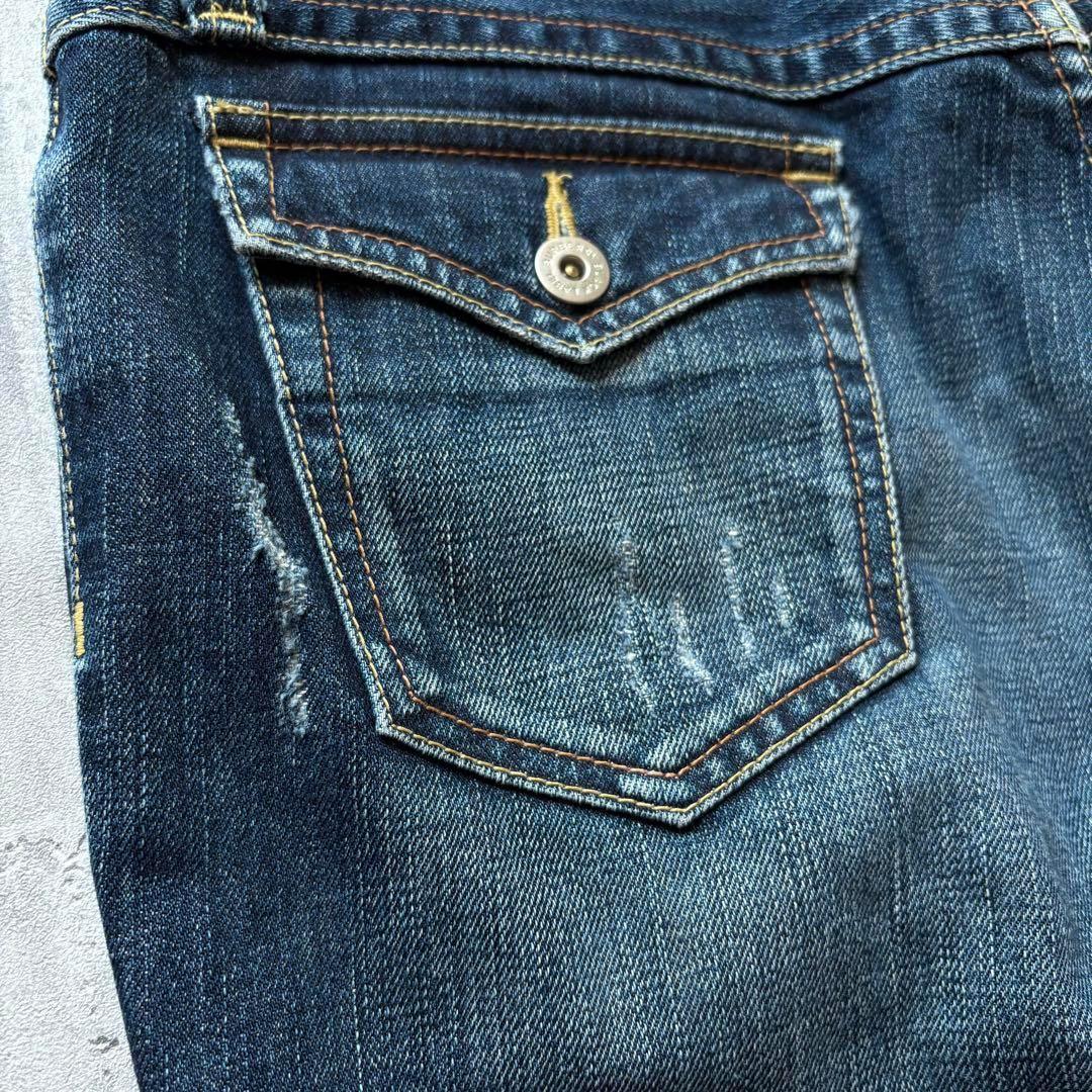 パンツ 00s BURBERRY BLACK LABEL flare jeans y2k