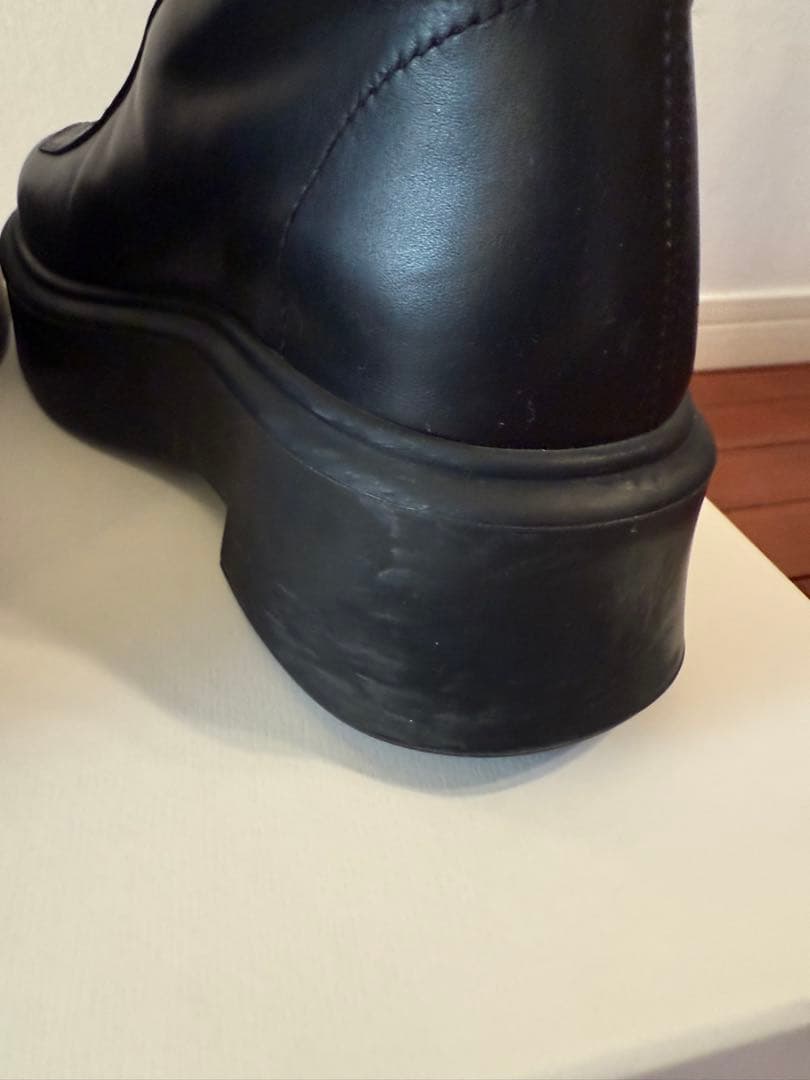 THE ROW ZIPPED BOOTS black サイズ36