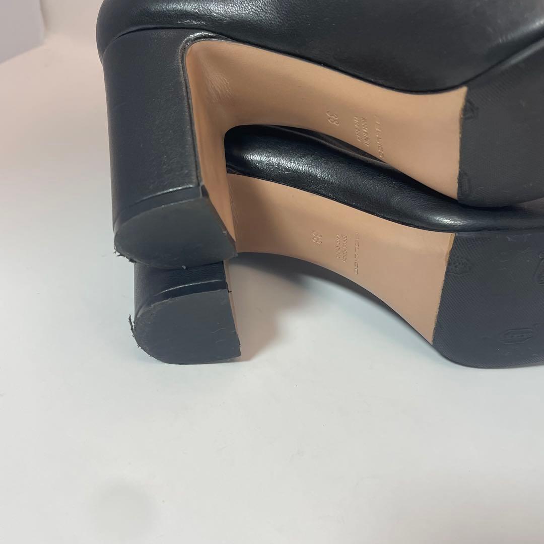 【極美品】PELLICO ペリーコ ストレッチブーツ ブラック 38 レザー