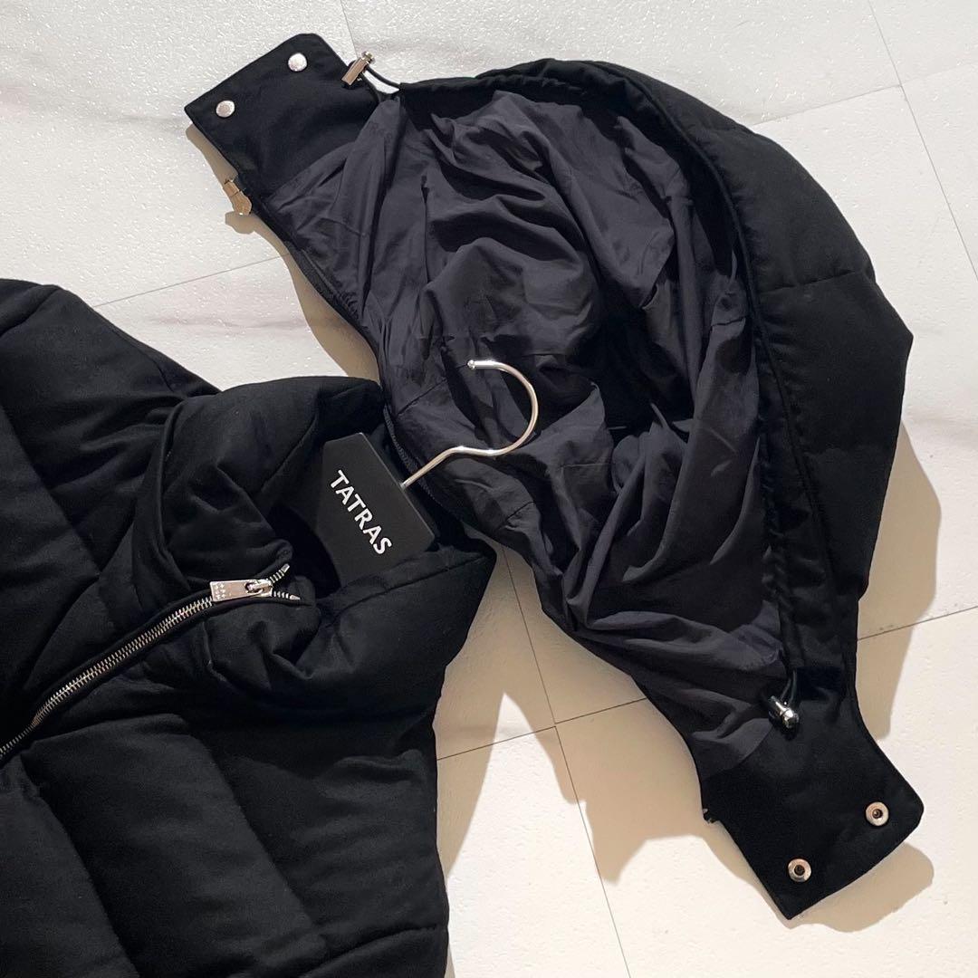 【美品 高級ライン】タトラス ドミツィアーノ Rライン ダウン ブラック S