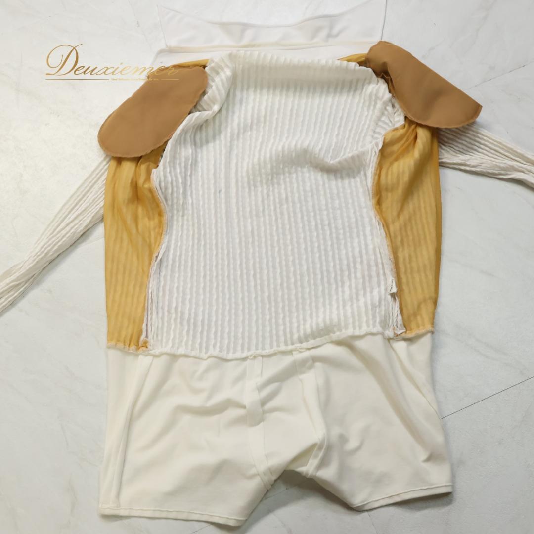 【日本製 社交ダンス衣装】ホワイト Hasebe シャツ ブラウス 白 レース