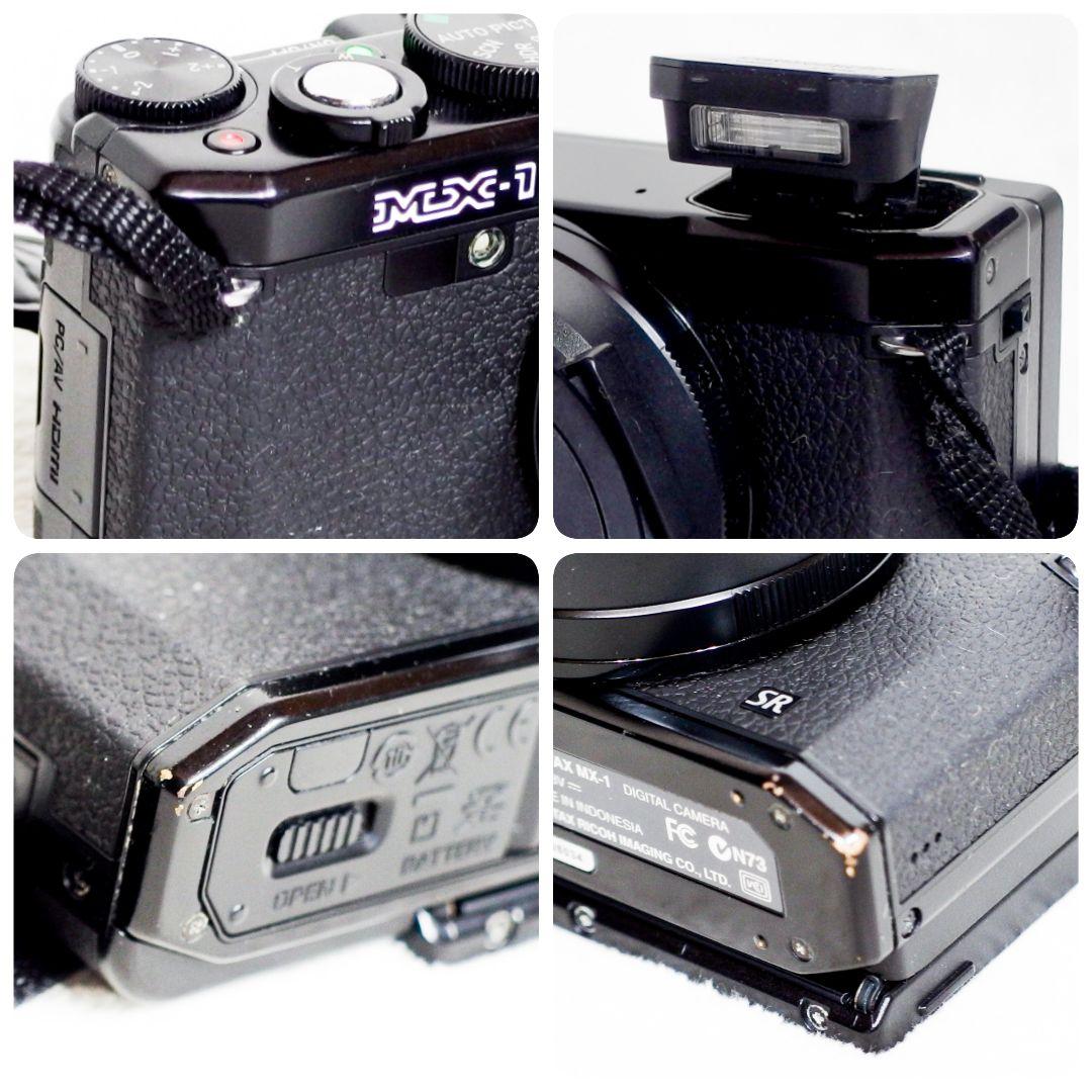 美品 ショット数 少ない PENTAX MX-1 ブラック バッテリー2個付き