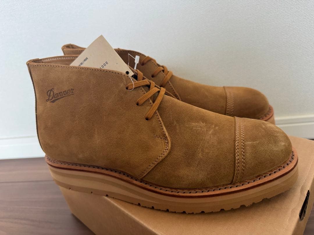 新品未使用 ダナー×ホワイトマウンテニアリング スウェードブーツ US8.5