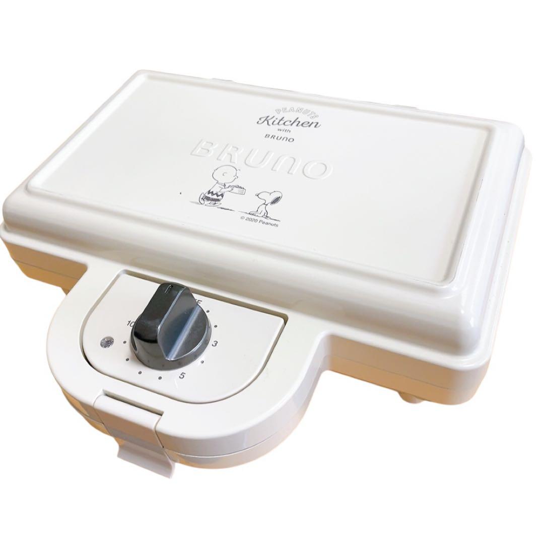 【極美品】BRUNO ブルーノ ホットサンドメーカー スヌーピ　BOE069