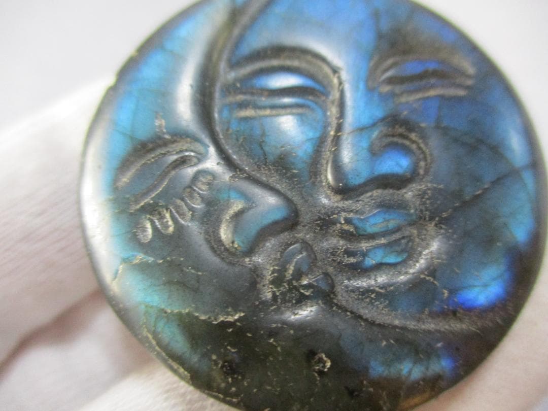 ⓵ラブラドライト　月　星