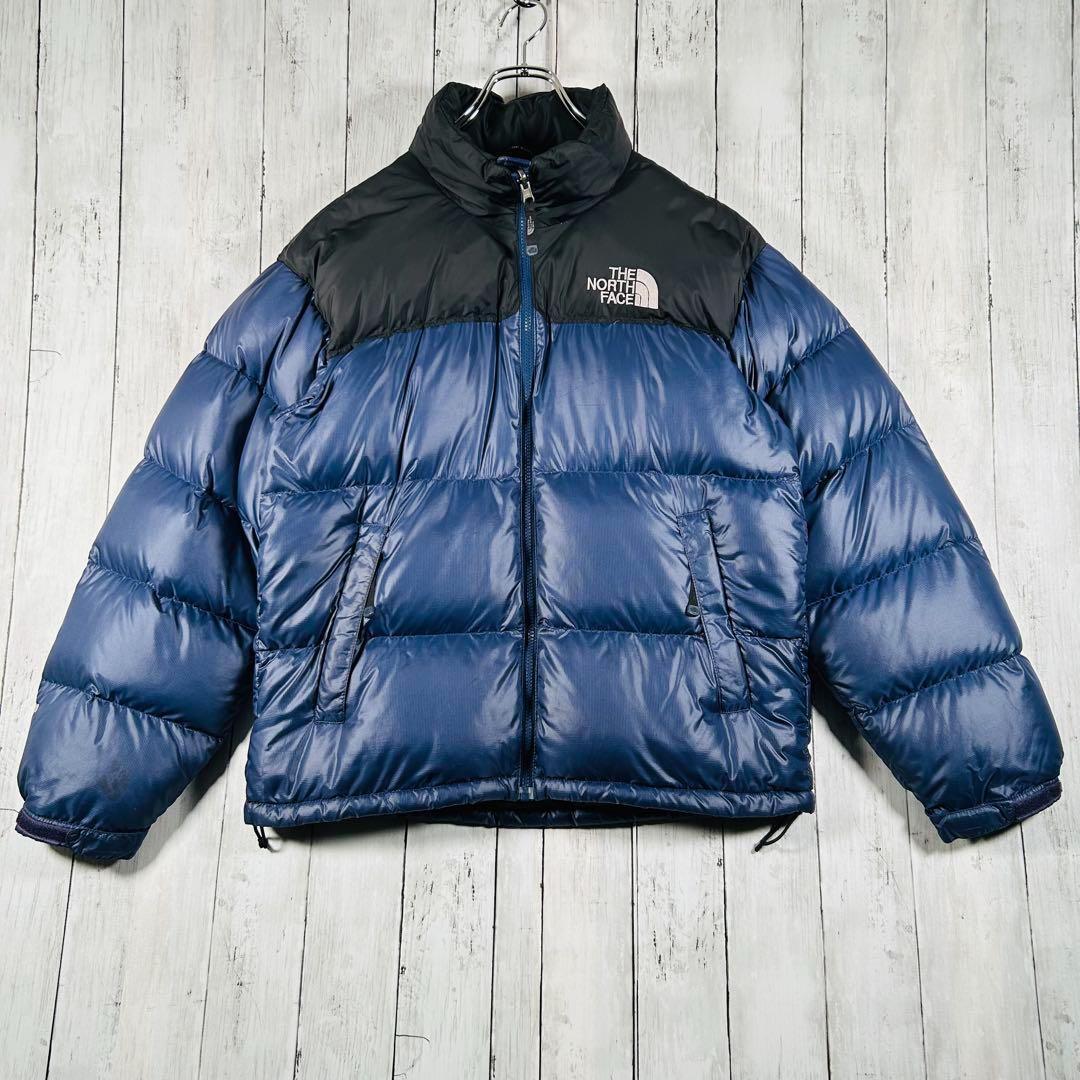 ノースフェイス ダウンジャケット 700フィル ヌプシ ネイビー M 39
