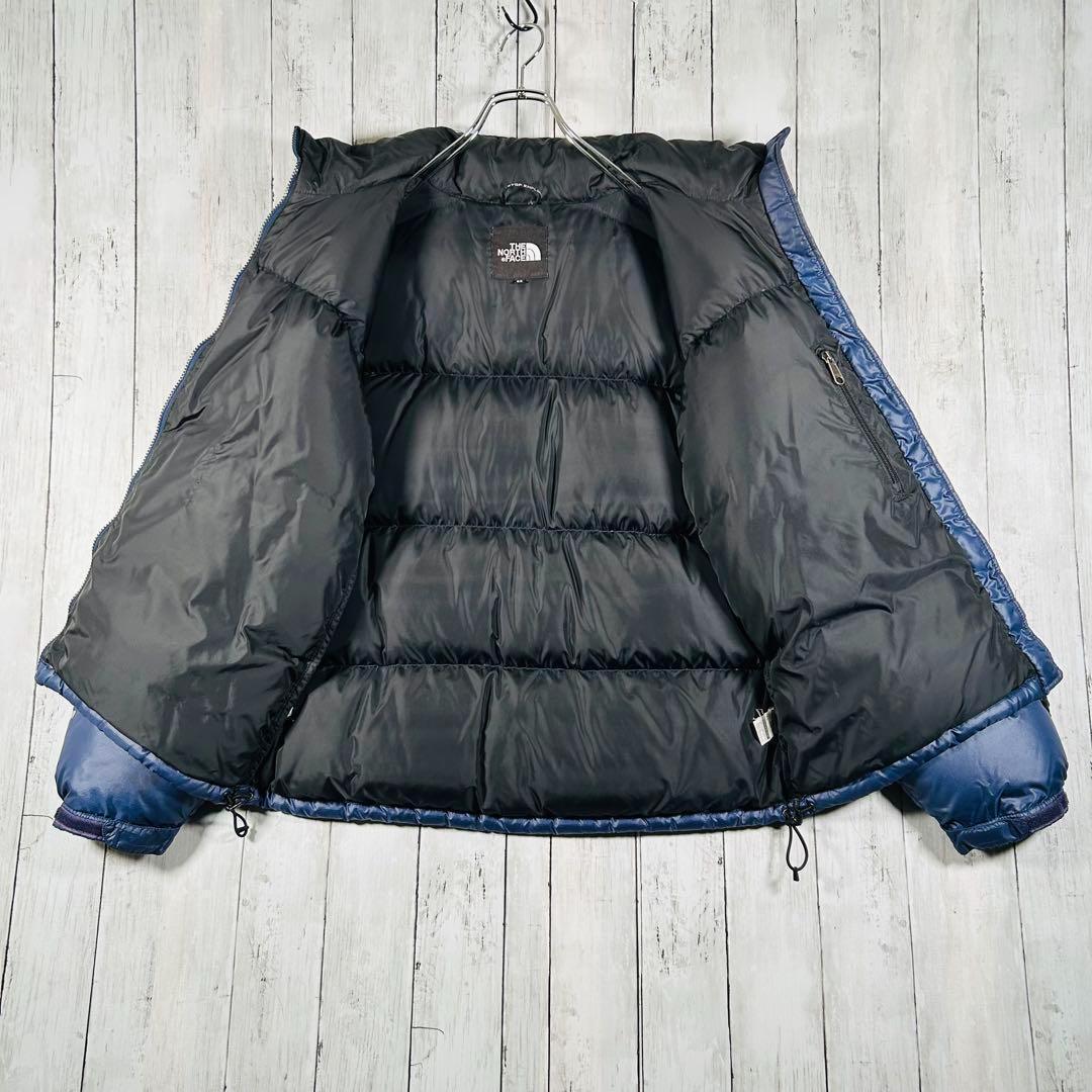 ノースフェイス ダウンジャケット 700フィル ヌプシ ネイビー M 39