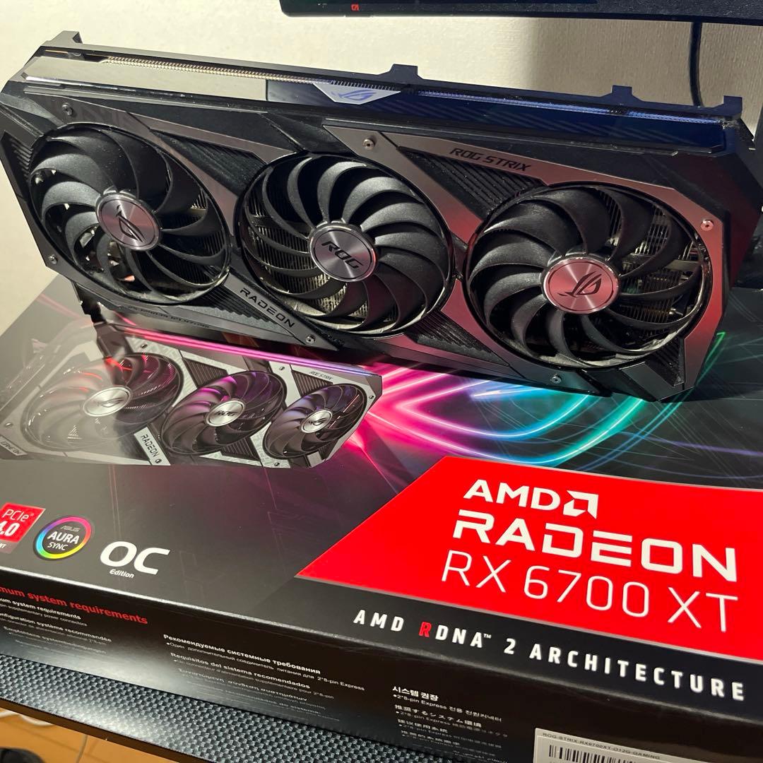 ROG RX6700XT OC 動作品 本体箱付き 送料込み