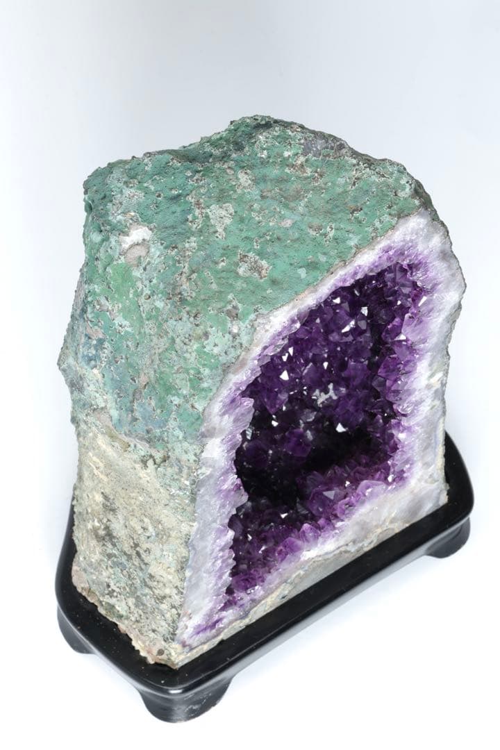 大型 アメジストドーム 紫水晶 原石 11.3kg 台座付 天然石 鉱物 風水