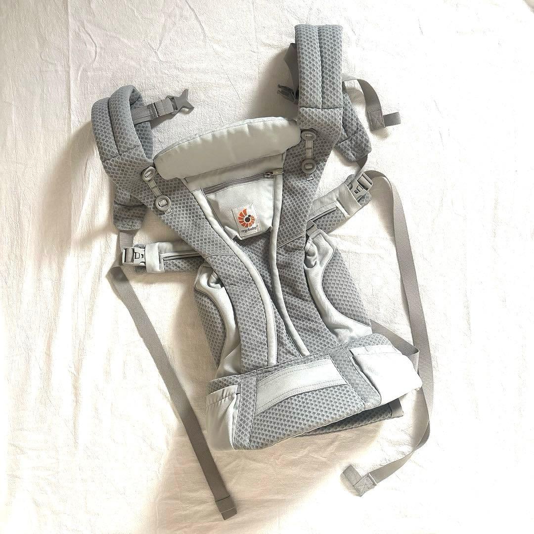 エルゴベビー オムニブリーズ 抱っこ紐 メッシュ パールグレー ergobaby