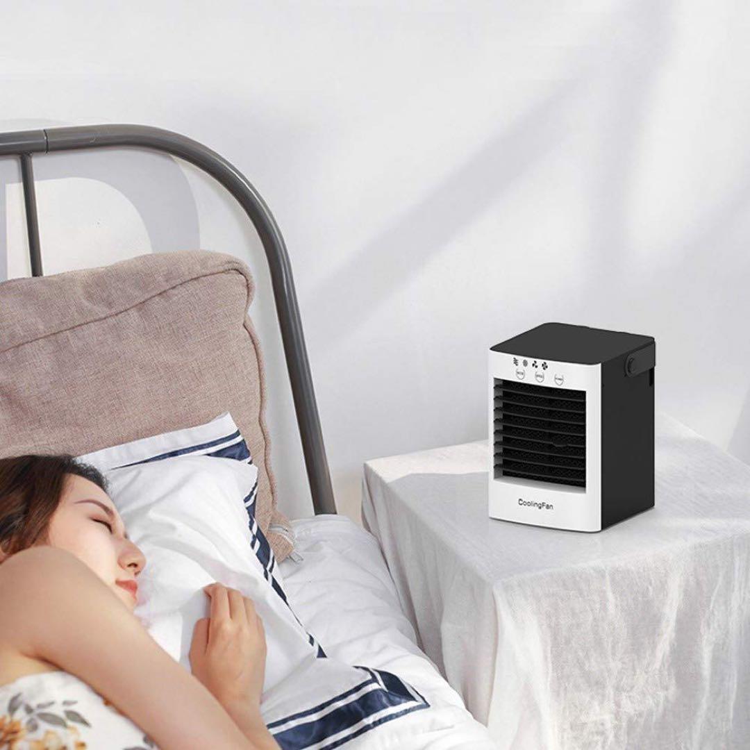 エアコン デスクトップ クーラー 冷風機 冷却ファン 卓上冷風機 熱中症対策
