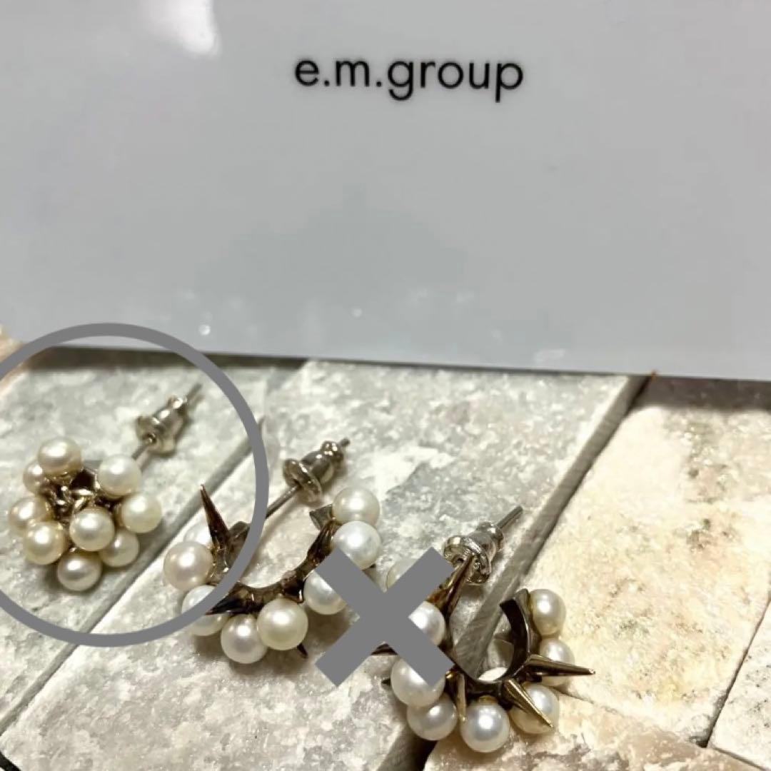e.m. イーエム★ パールブーケピアス