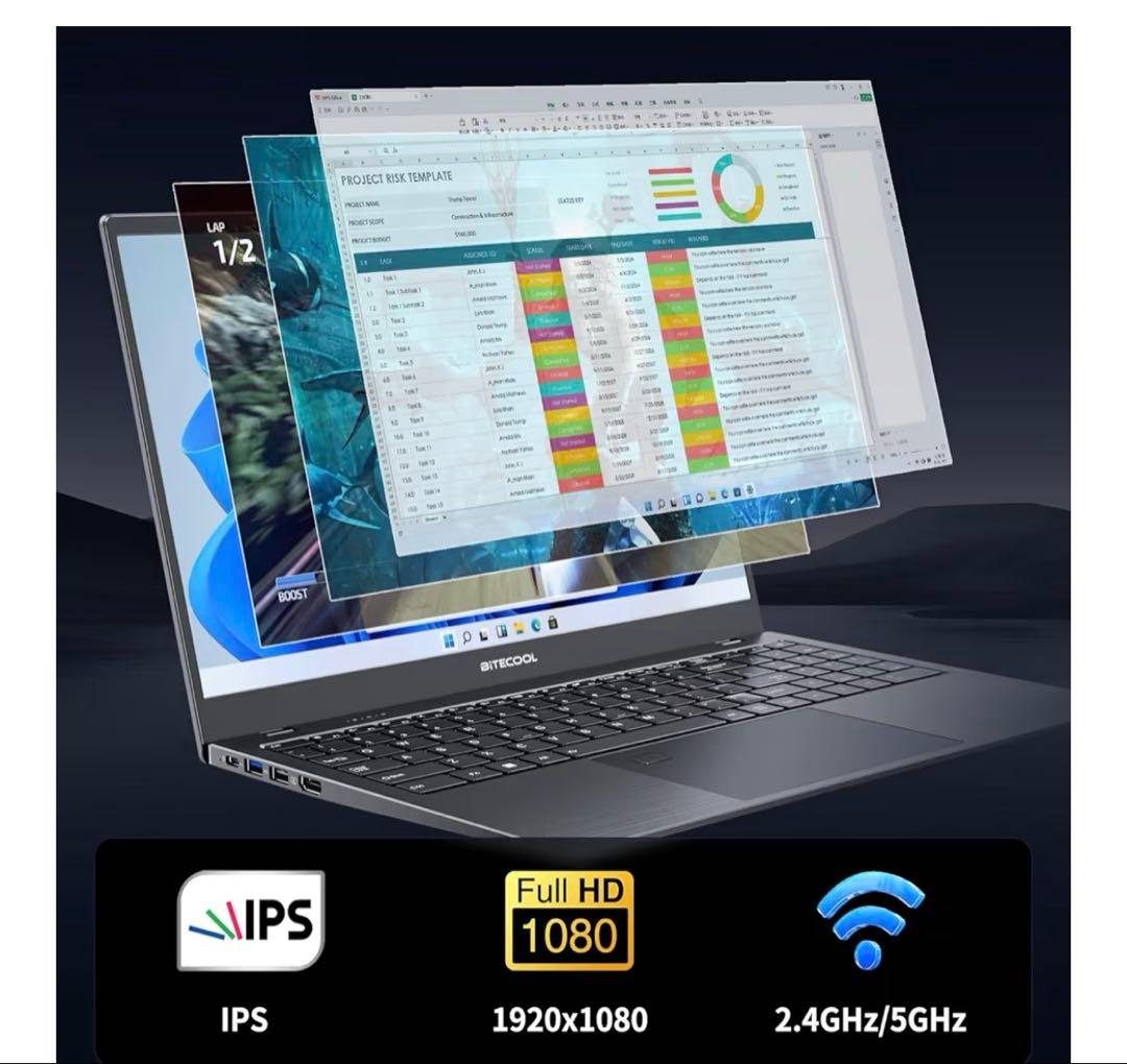 ノートPC 15.6 覗き見防止シート付