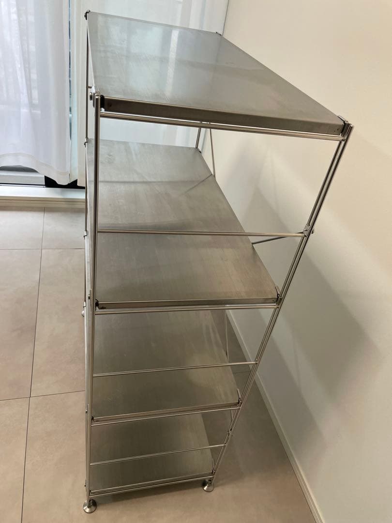 無印良品　ステンレスユニットシェルフ・ステンレス棚セット　８６×４１×１２０