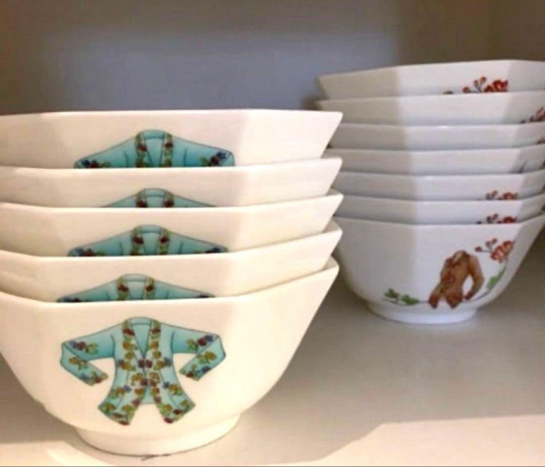 ★セール★ 新品　レア　高級マレーシア食器　八角形ボウル　KITAKITA 1枚