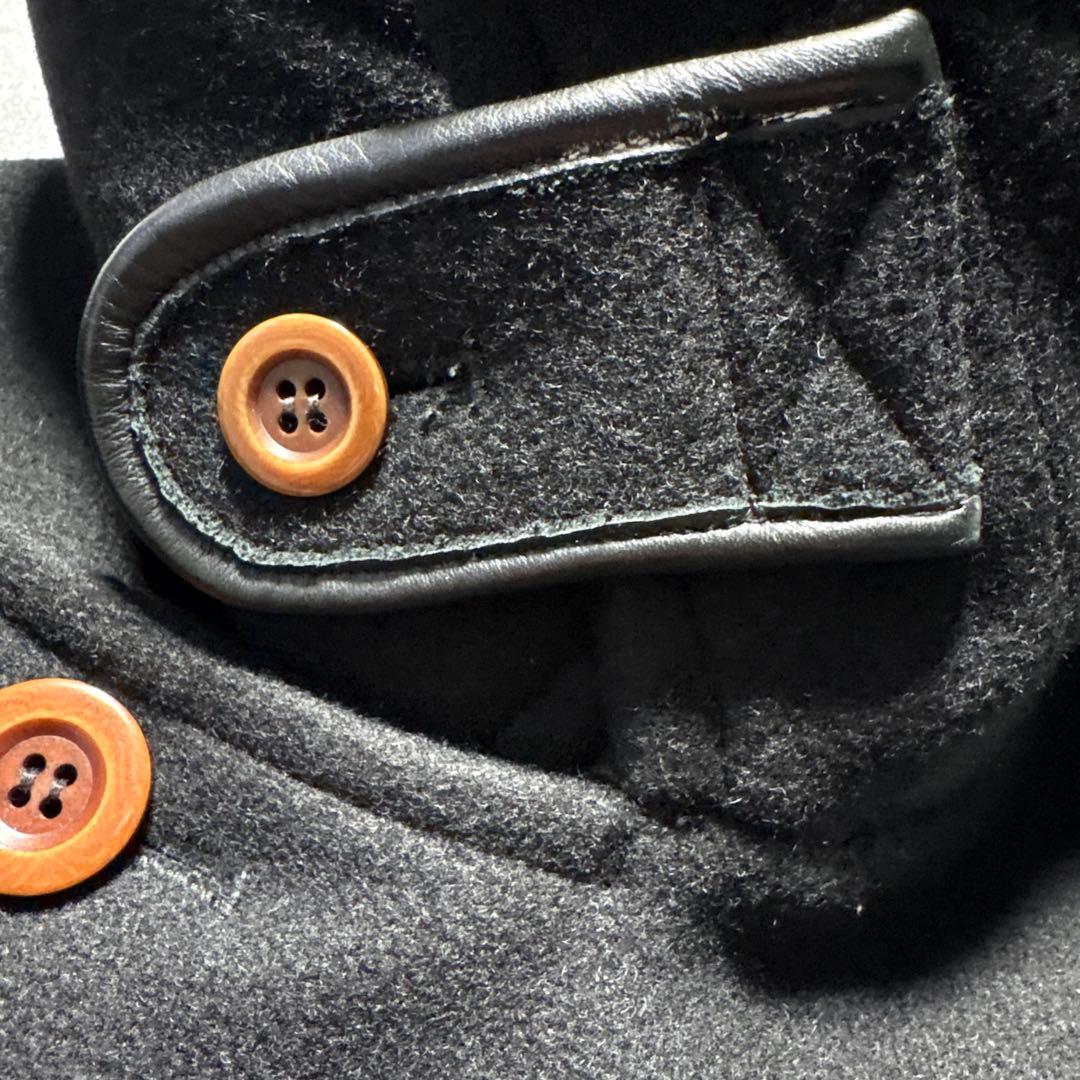 極美品　rude gallery ポケットレザーPコート　チバユウスケ ブラック