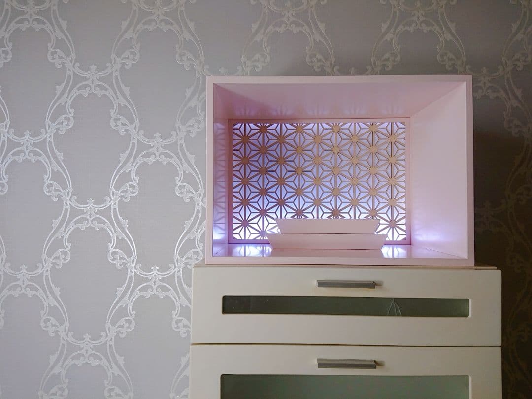 日本製 ピンク ミニ 仏壇 仏具 新品 未使用