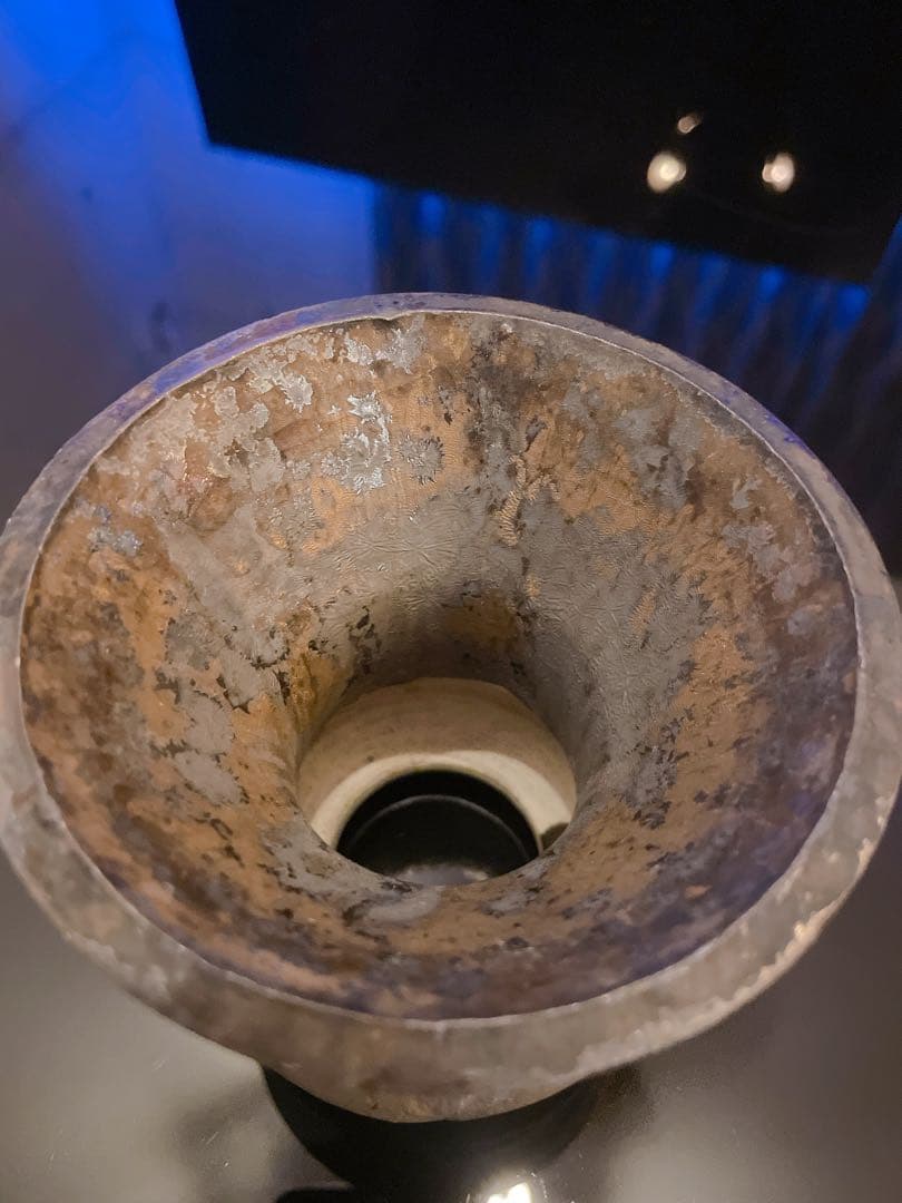 姫野翔太 【 未使用 】 【 天の銀彩 】 作家鉢 植木鉢