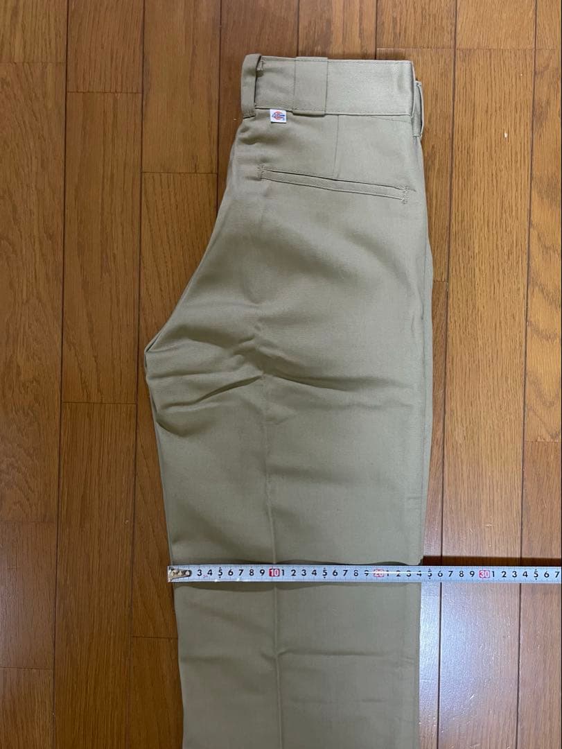 70s USA製 ディッキーズ ／チビタグ ／アルミZIP／ベージュ／w26