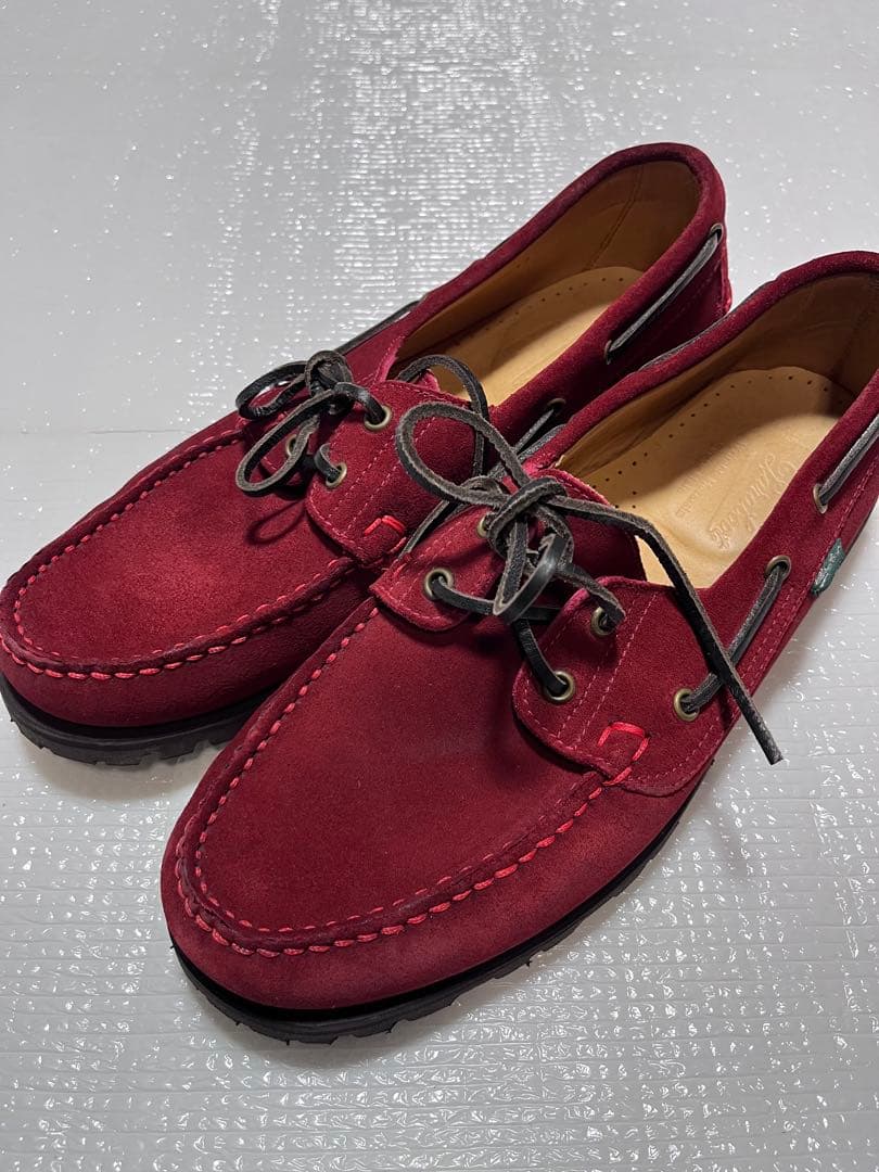 【美品】パラブーツ BEAMS MALO マロ デッキシューズ モカシン