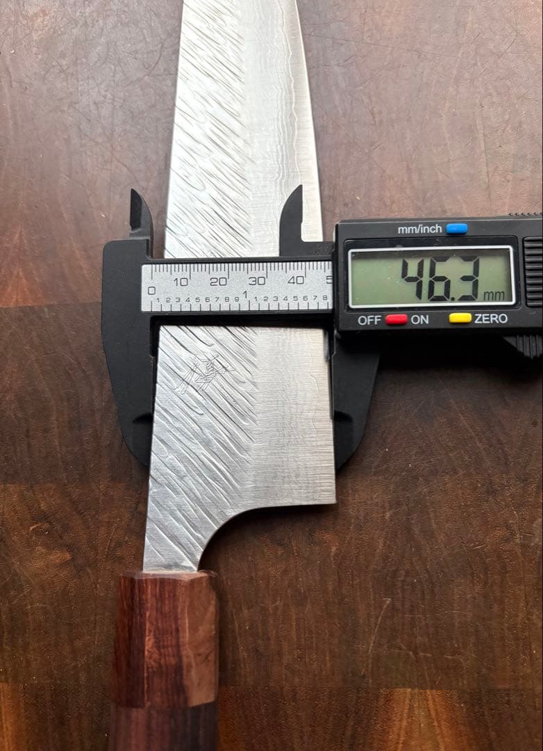 黒崎優　風神　ダマスカス　VG-10 牛刀　210mm 包丁　槌目　越前打刃物