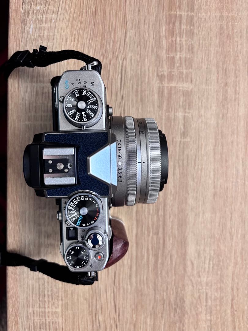 Nikon Z fc 二本レンズ 木製グリップ付き