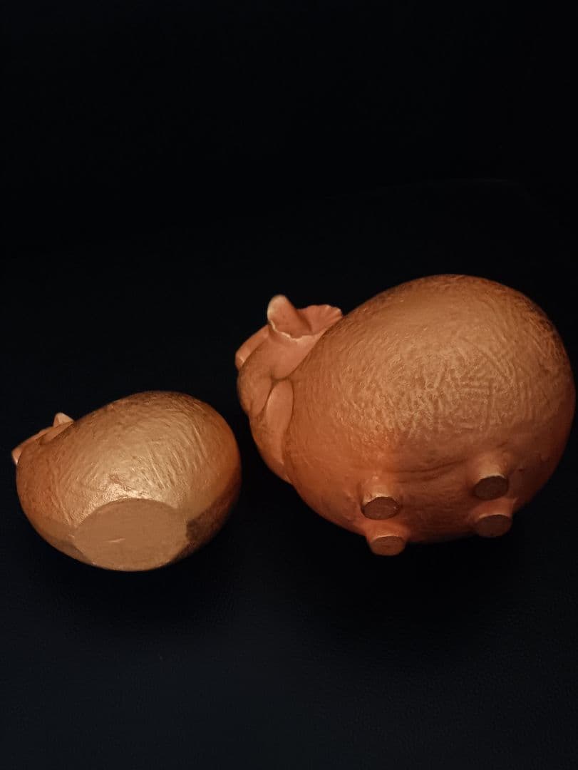 sotaro saegusa 作 昭和レトロ ヴィンテージ 置物 縁起物