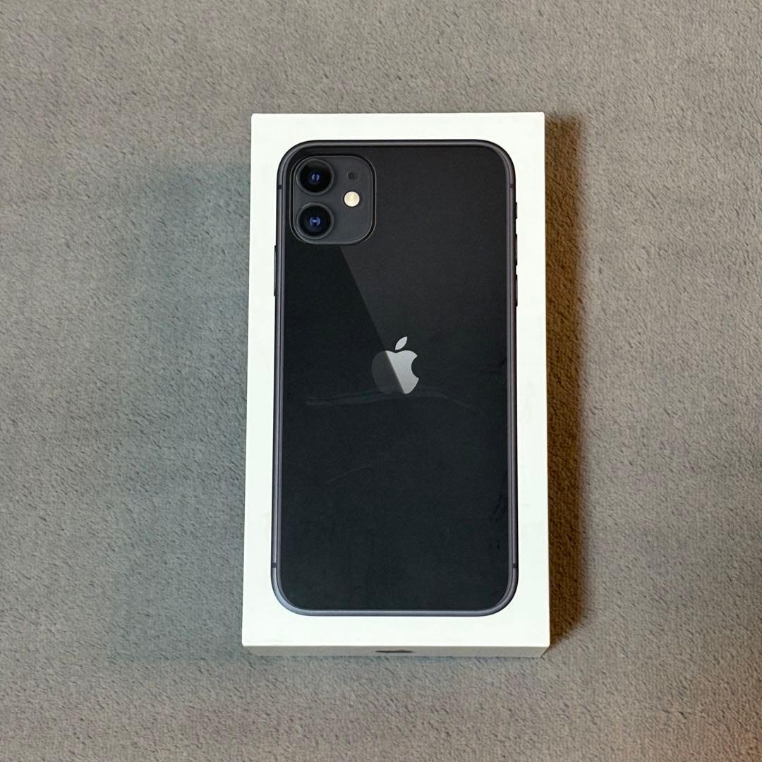 iPhone11 128GB ブラック SIMフリー　外箱付属品有