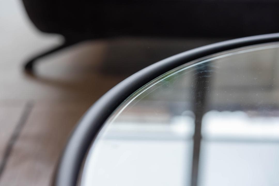 Lサイズ ガラステーブル サイドテーブル 高さ36cm HIT-241 N01